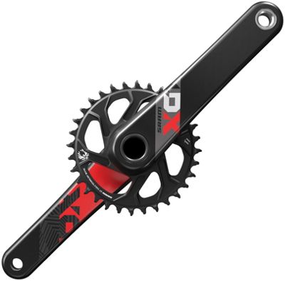 Pédalier SRAM X01 Eagle - GXP - Noir - Rouge