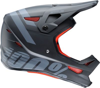 Casco 100% Status - Black Meteor, Black Meteor