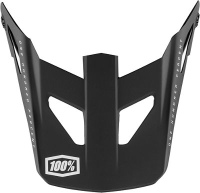 Visiera di Ricambio Casco 100% Status - Essential Black - One Size, Essential Black