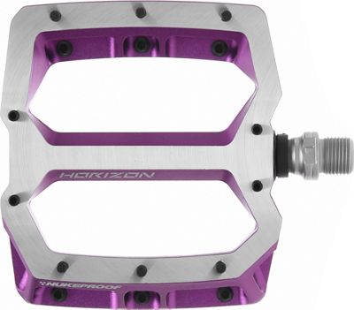 Nukeproof Horizon Pro Downhill Flat Pedals - Purple, Purple