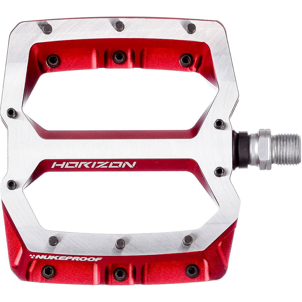 Pédales plates Nukeproof Horizon Pro - Rouge, Rouge