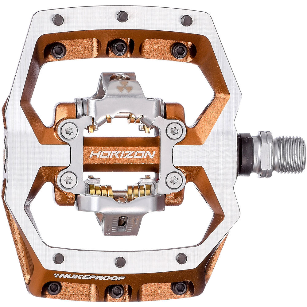 Pédales de descente Nukeproof Horizon CL (chrome-molybdène) - Cuivre, Cuivre