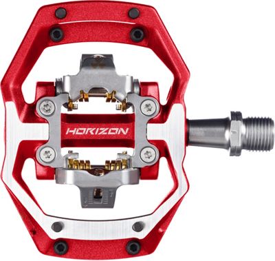 Nukeproof Horizon CS CrMo Trail Pedals - Red, Red