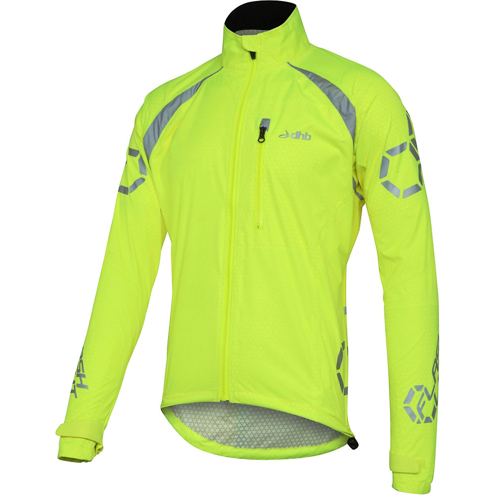 Veste dhb Flashlight Waterproof - Fluro - Jaune, Fluro - Jaune