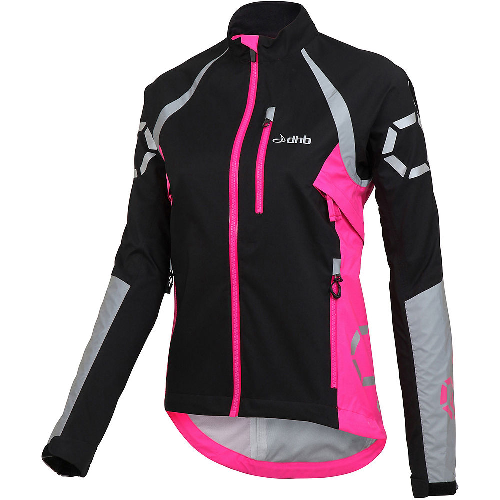 Veste dhb Flaslight Force Femme - Noir - Rose - XS, Noir - Rose