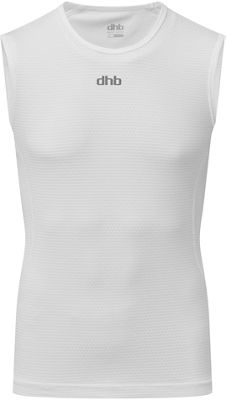 dhb Lightweight Mesh Sleeveless Baselayer - White - S}, White