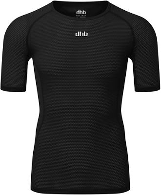 dhb Lightweight Mesh Short Sleeve Baselayer - Black - XXL}, Black