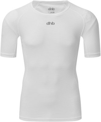 dhb Lightweight Mesh Short Sleeve Baselayer - White - S}, White