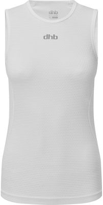 dhb Womens Mesh Sleeveless Baselayer - White - UK 10}, White