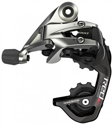 SRAM Red 11 Speed Road Rear Derailleur - Black - Medium Cage}, Black