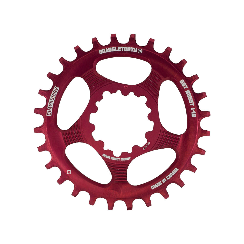 Plateau Blackspire Snaggletooth DM Sram - BOOST - Rouge - Direct Mount, Rouge