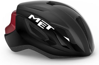 MET Strale Helmet - Black Red Metallic - S}, Black Red Metallic