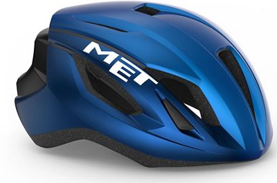 MET Strale Helmet - Blue Metallic - M}, Blue Metallic