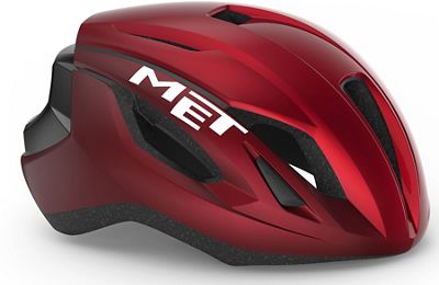 MET Strale Helmet - Red Metallic - M}, Red Metallic