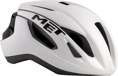 MET Strale Helmet - White - Black - S}, White - Black