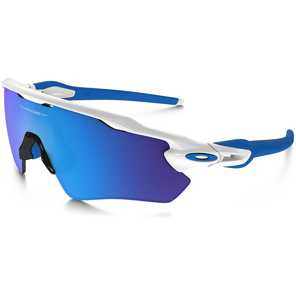 Lunettes de soleil Oakley Radar EV XS Path - Blanc poli - Sapphire Iridium