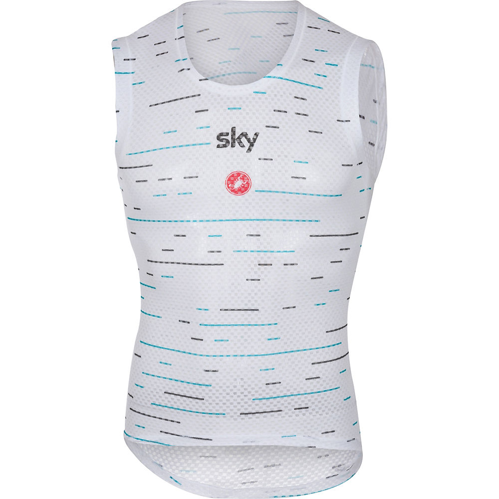 Débardeur Castelli Team Sky Pro 2017 - Blanc - XS