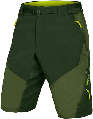Endura Hummvee II Shorts - with Liner - Olive Green - XXL}, Olive Green