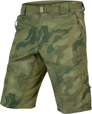Endura Hummvee II Shorts - with Liner - OliveCamo - XL}, OliveCamo