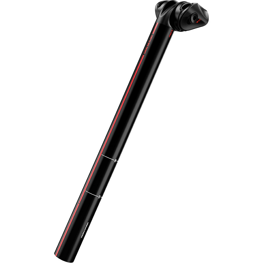Tige de selle 3T Zero 25 Team - Noir - Rouge - 31.6mm, Noir - Rouge