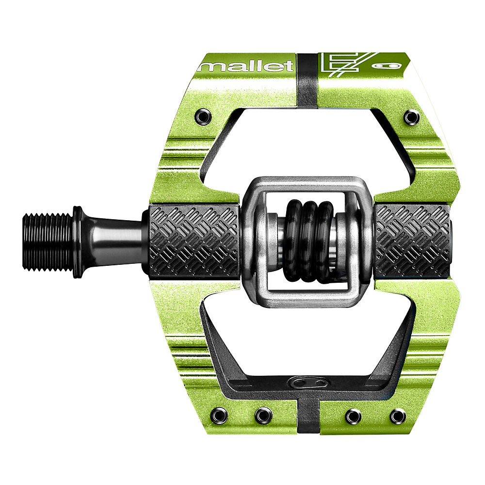 Pédales Crank Brothers Mallet-E LS - Vert, Vert