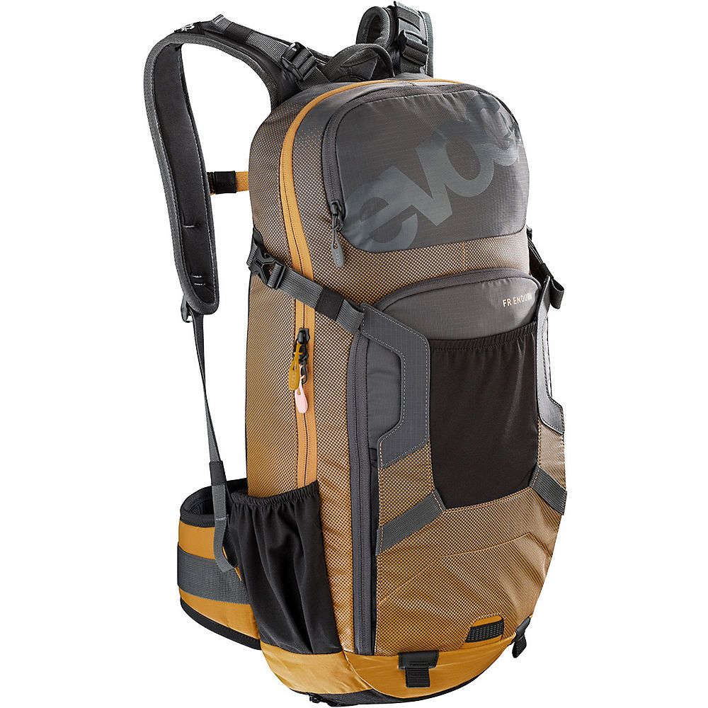 Image of Evoc FR Enduro 16L Backpack - Carbon Grey-Loam - Medium/Large}, Carbon Grey-Loam