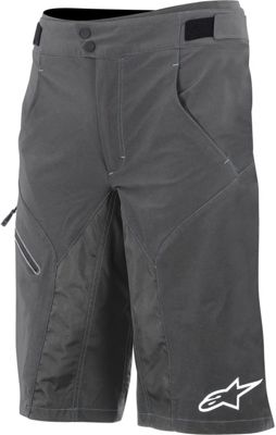 Short Alpinestars Outrider Water Resistant Base 2017 - Ombre foncée - Blanc - 28