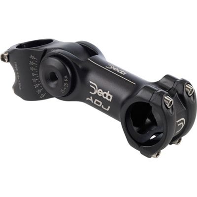 Deda Elementi ADJ Adjustable Stem - Black - 1.1/8", Black