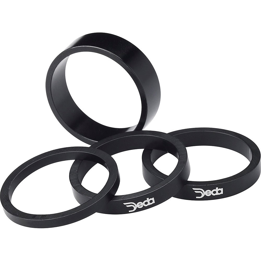 Deda Elementi Alloy Headset Spacer - Black - 10mm}, Black