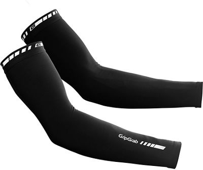 GripGrab Light Mid Season Arm Warmers - Black - S}, Black