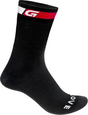 GripGrab Classic High Cut Socks - Black - M}, Black