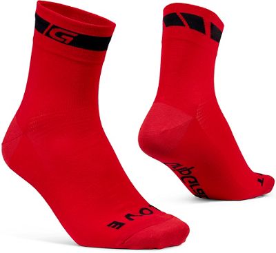 GripGrab Classic Regular Cut Socks - Red - XS}, Red