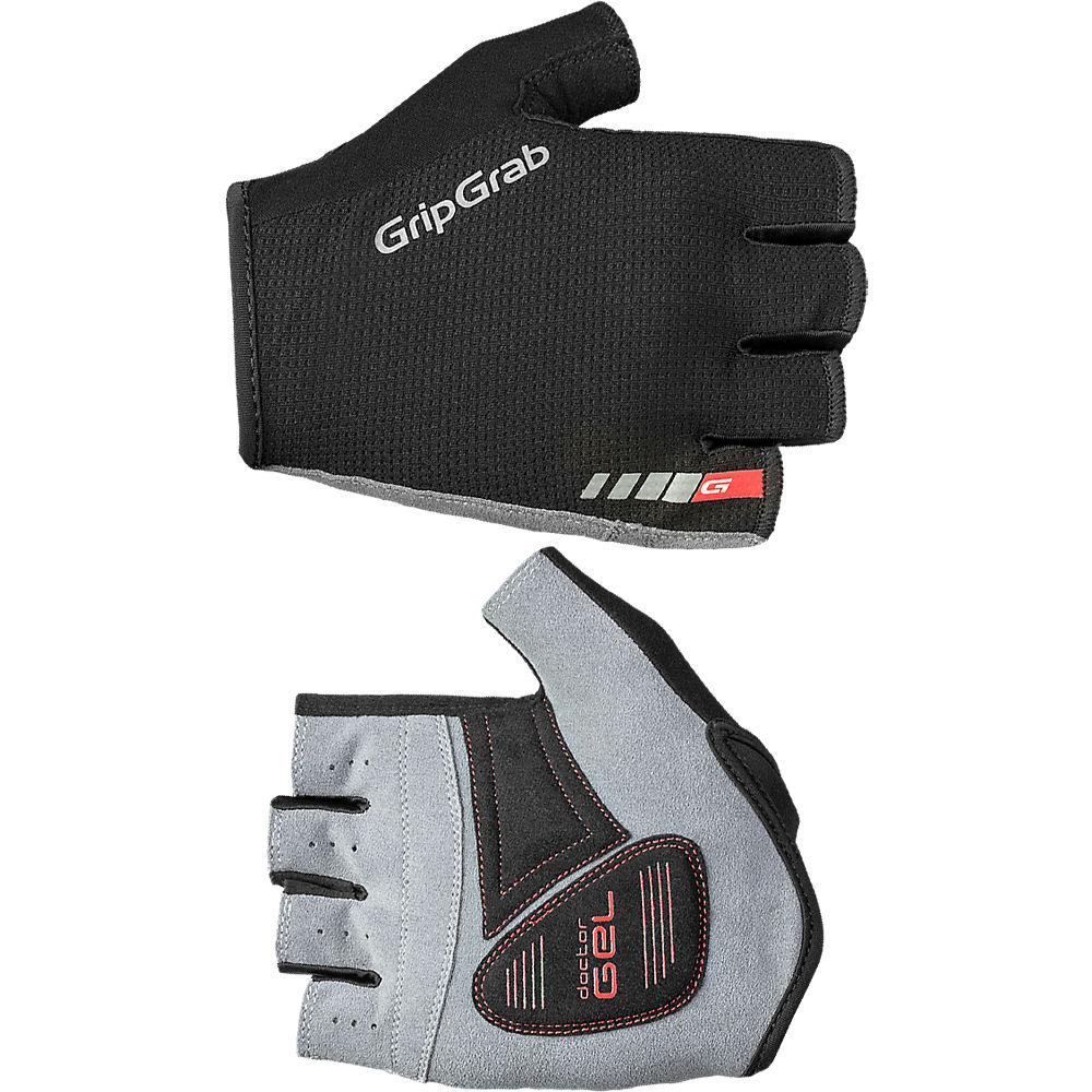Gants courts GripGrab Easy Rider - Noir, Noir