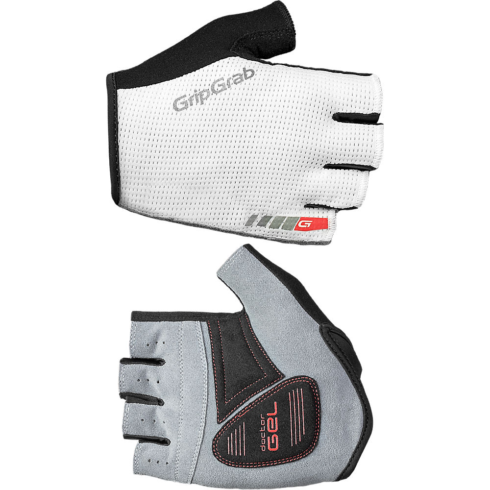 Gants courts GripGrab Easy Rider - Blanc - M