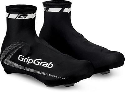 GripGrab RaceAero Lightweight Lycra Overshoes - Black - One Size}, Black
