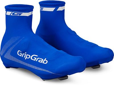 GripGrab RaceAero Lightweight Lycra Overshoes - Blue - One Size}, Blue