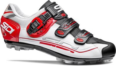 Scarpe da MTB Sidi Eagle 7 SPD - Bianco/Nero/Rosso, Bianco/Nero/Rosso