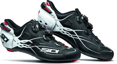 Chaussures route Sidi Shot Carbone SPD-SL - Noir mat - Blanc brillant - EU 48