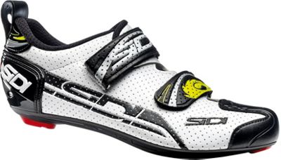 Chaussures de triathlon Sidi T-4 Air (carbone) 2018 - Blanc - Noir - EU 47
