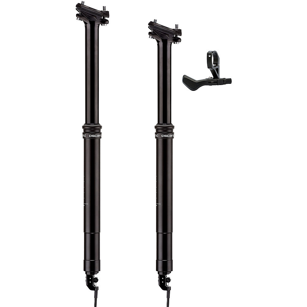 Brand-X Ascend XL Dropper Seatpost (170 & 200mm) - Black - 499mm, Black