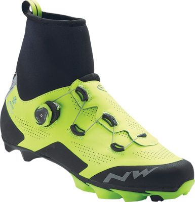 Chaussures VTT Northwave Raptor Arctic GTX Hiver - Jaune Fluo - Noir - EU 42
