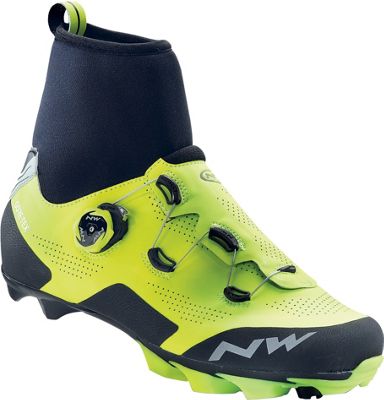 Chaussures VTT Northwave Raptor GTX Hiver - Jaune Fluo - Noir - EU 40