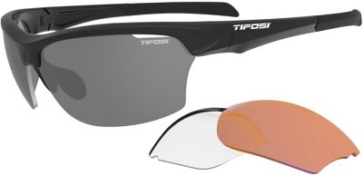 Tifosi Eyewear Intense Interchangeable Lens Sunglasses - Matte Black, Matte Black
