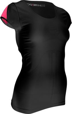 Maglia Donna Compressport Pro Racing Trail Maniche Corte 2017 - nero, nero