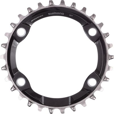 Shimano XT M8000 Single Narrow Wide Chainring - Black - 4-Bolt, Black