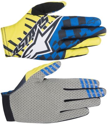 Guanti Alpinestars F-Lite Speedster 2016 - Acid Yellow - Blue, Acid Yellow - Blue