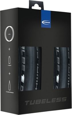 Schwalbe Pro One Tubeless Tyre Set - Black - Folding Bead - Pair, Black