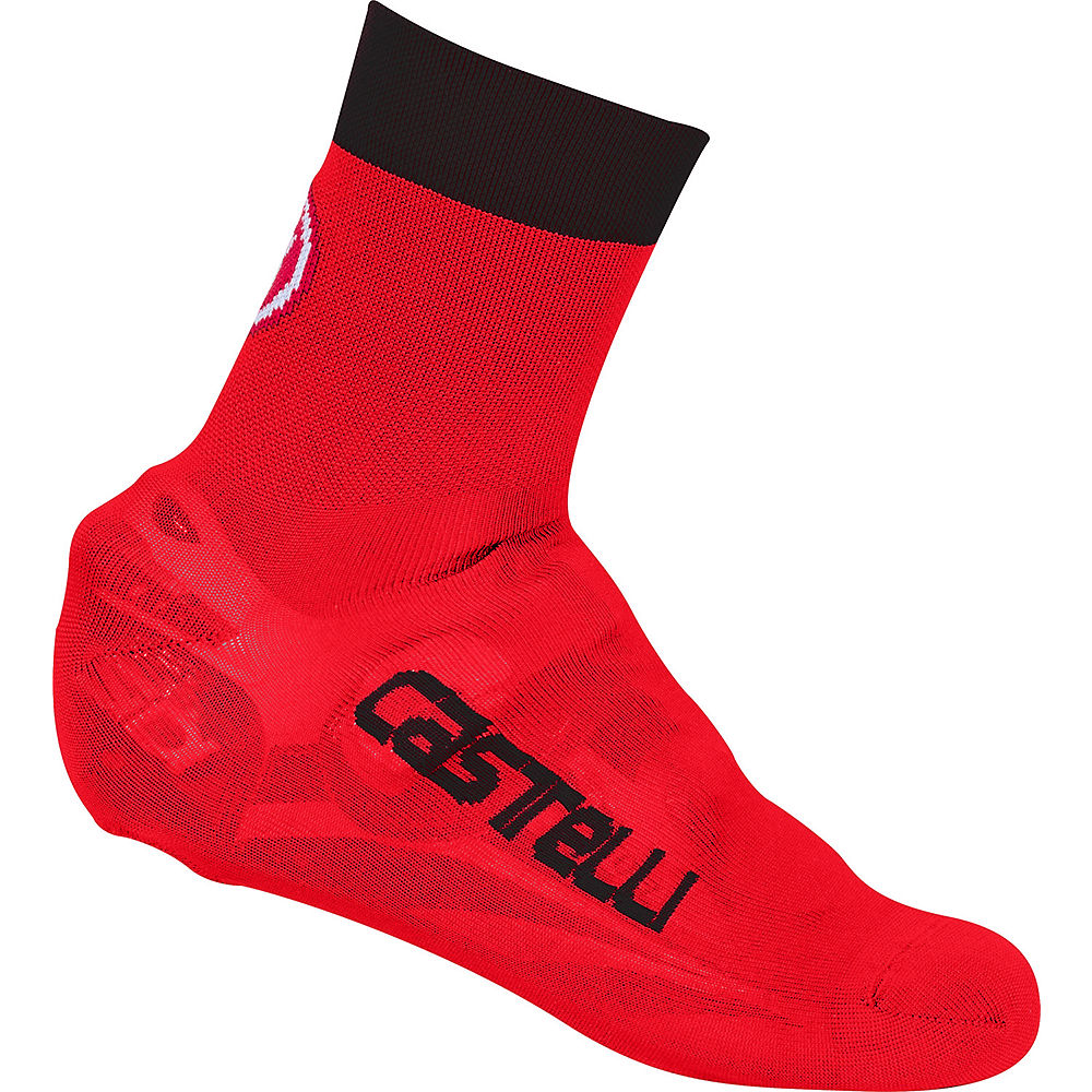 Couvre-chaussures Castelli Belgian 5 - Rouge-Noir - S/M