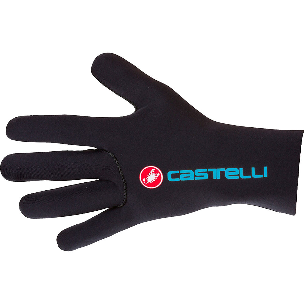 Gants Castelli Diluvio C - Noir - Sky Bleu - XXL, Noir - Sky Bleu