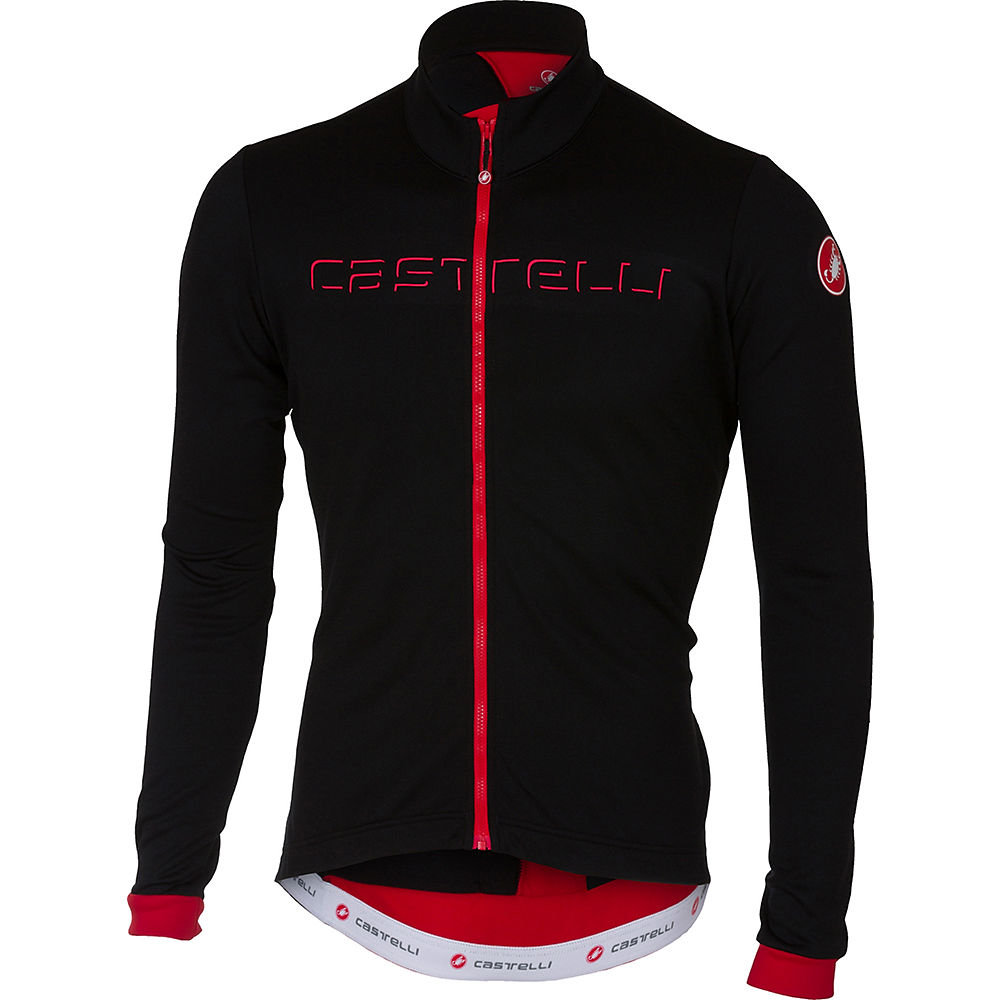 Maillot Castelli Fondo (manches longues) - Back/Rouge - XXXL